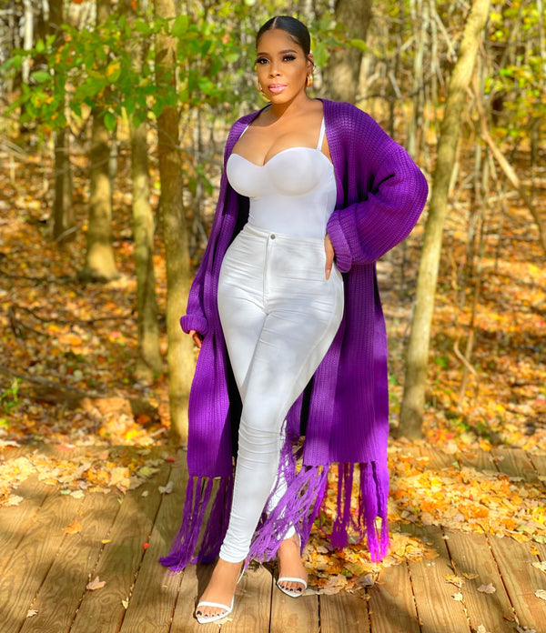 Purple Rain Cardigan